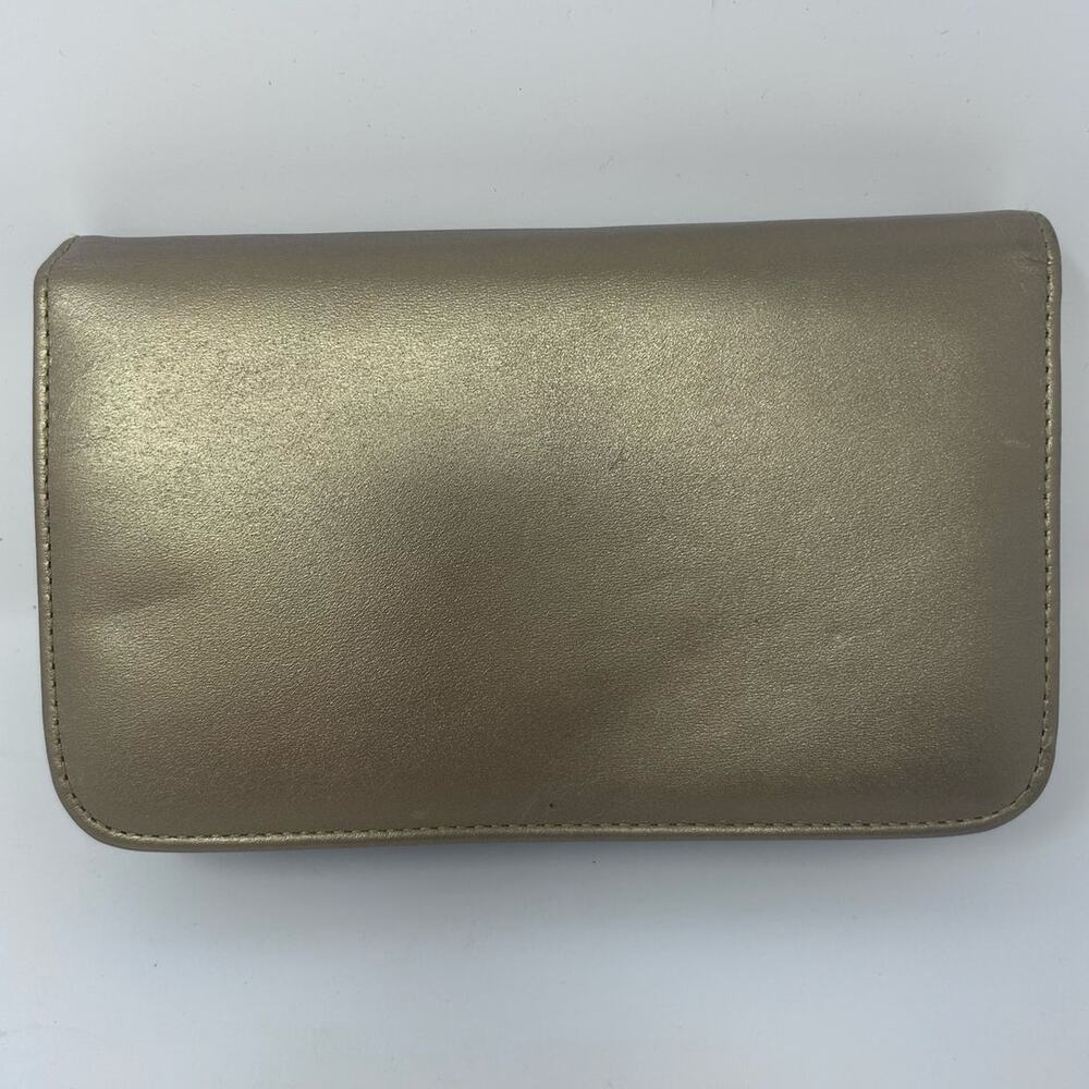 Buxton Gold Genuine Leather Several Compartments‎